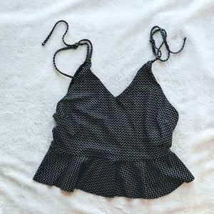 Albion Fit Midnight Dash Tied Up Tankini Size L